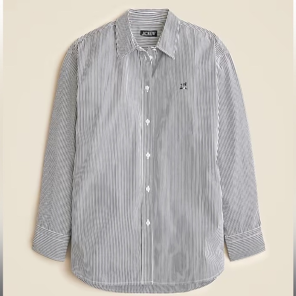 NWT J. Crew Limited Edition New Yorker Étienne oversized poplin shirts